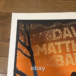 Dave Matthews Band poster 2021 TOUR Alpharetta Atlanta GA Methane SIGNED