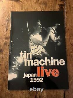 David Bowie SIGNED 1992 Japanese Tin Machine Tour Program-Full Band