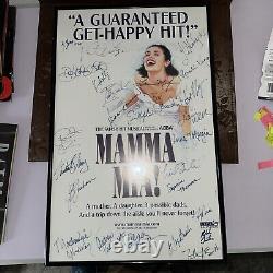 David Harris Personal Collection MAMMA MIA! Tour Poster Signed By Cast ABBA