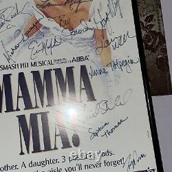 David Harris Personal Collection MAMMA MIA! Tour Poster Signed By Cast ABBA