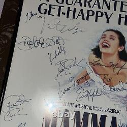 David Harris Personal Collection MAMMA MIA! Tour Poster Signed By Cast ABBA