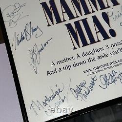 David Harris Personal Collection MAMMA MIA! Tour Poster Signed By Cast ABBA