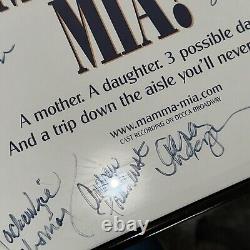 David Harris Personal Collection MAMMA MIA! Tour Poster Signed By Cast ABBA