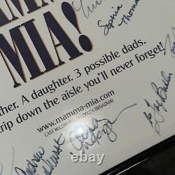 David Harris Personal Collection MAMMA MIA! Tour Poster Signed By Cast ABBA