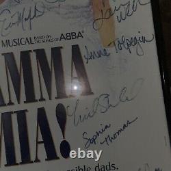 David Harris Personal Collection MAMMA MIA! Tour Poster Signed By Cast ABBA