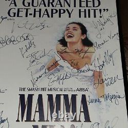 David Harris Personal Collection MAMMA MIA! Tour Poster Signed By Cast ABBA