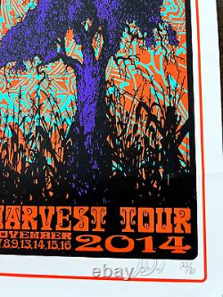 David Nelson Band 2014 Artist Signed / Numbered Concert Harvest Tour Poster