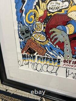 Dean Ween Group 2016 Tour Billboard. Autographed By Whole Band. #86 Of 100 Made