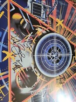 Def Leppard Signed Tour Poster 2023 Full Band Autographed