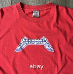 Deftones 1996 Warped Tour Shirt Chino Signed Vintage RARE Deftallica 90s Band