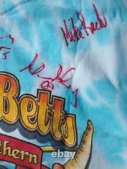Dickey Betts & Band Members Signed Concert t-shirt2003 Tour