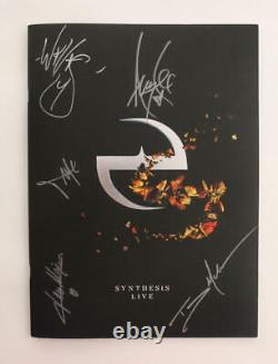 Evanescence Band (x5) Signed Autograph Synthesis Tour Program Book Amy Lee Jsa