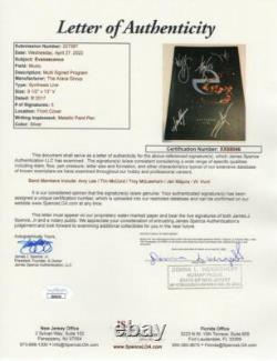 Evanescence Band (x5) Signed Autograph Synthesis Tour Program Book Amy Lee + Jsa