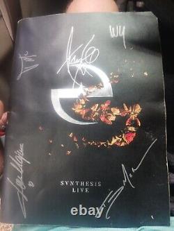 Evanescence SIGNED Synthesis Live Tour Booklet Autographed By 5 Band Members