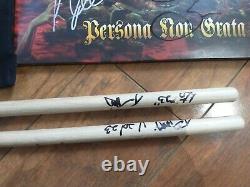 Exodus Band Signed VIP Tour Merch Persona Non Grata Album Drumstick Pass With Bag