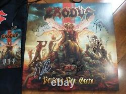 Exodus Band Signed VIP Tour Merch Persona Non Grata Album Drumstick Pass With Bag