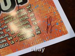 Fall Out Boy 2015 Tour Concert Poster band artist signed autographed S/N 442/600