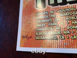 Fall Out Boy 2015 Tour Concert Poster band artist signed autographed S/N 442/600