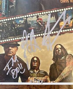 Five Finger Death Punch FFDP Band Signed / Autographed / Auto Tour Poster 2014