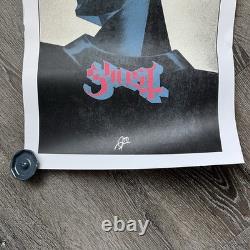 Ghost Band Papa III Signed Meliora VIP Tour Poster 2016 14x24 Auto Brinley Print