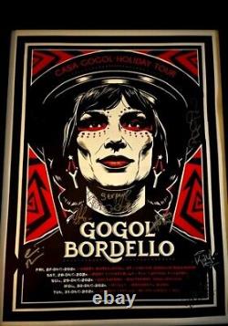 Gogol Bordello SIGNED 2024 Holiday Tour Official Casa Gogol Ltd Concert Poster