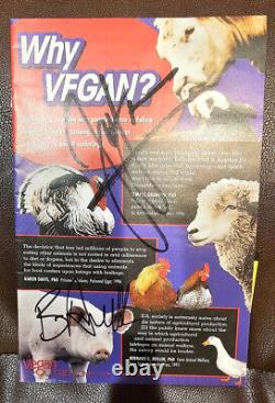 Goldfinger Band Signed Vegan Outreach Pamphlet Warped Tour 2002 Punk Ska