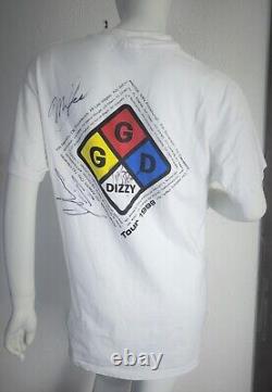 Goo Goo Dolls SIGNED Dizzy Concert Tour White T-Shirt Size M 1999 VINTAGE VTG
