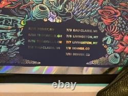 Goose The Band Concert Poster Summer Tour 2021 Silkscreen FOIL Signed #d 30/320