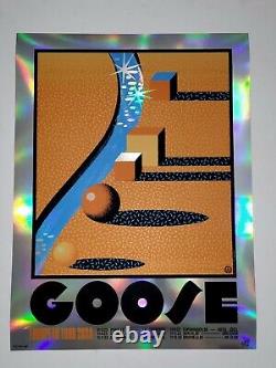 Goose The Band Poster European Tour Leg 1 FOIL AP SIGNED #/40 2023 Europe