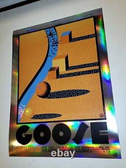 Goose The Band Poster European Tour Leg 1 FOIL AP SIGNED #/40 2023 Europe