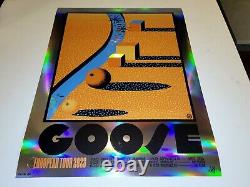 Goose The Band Poster European Tour Leg 1 FOIL AP SIGNED #/40 2023 Europe