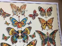 Grateful Dead & Company 2019 Summer Tour Wild Butterflies Poster Signed/numbered