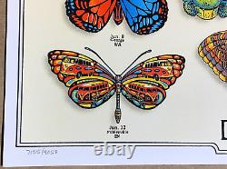 Grateful Dead & Company 2019 Summer Tour Wild Butterflies Poster Signed/numbered