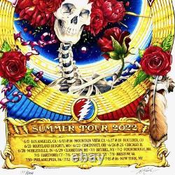 Grateful Dead & Company Summer Tour 2022 Ltd Ed Print /5000 AJ Masthay SIGNED