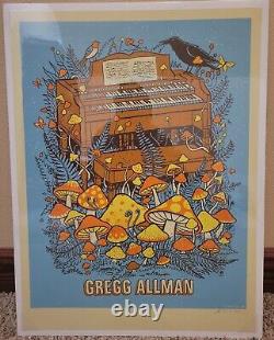 Greg Almann 2009 Tour Poster Signed AP Methane Studios RARE MINT 18x24 Unframed