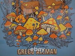 Greg Almann 2009 Tour Poster Signed AP Methane Studios RARE MINT 18x24 Unframed