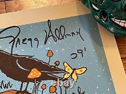 Gregg Allman Signed Autographed 2009 Tour Poster Psa Beckett Guaranteed