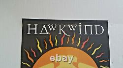 HAWKWIND Spirit Of The Age 1995 Tour POSTER SIGNED BY WHOLE BAND! Dave Brock