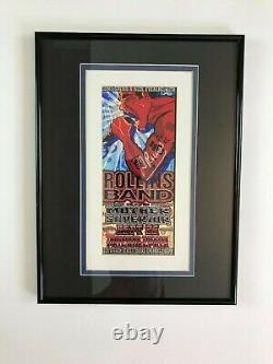 HENRY ROLLINS-ROLLINS BAND ShowithTour Poster Autographed & Framed-RARE