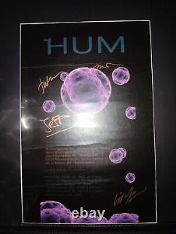 Hum Band Signed Tour Poster