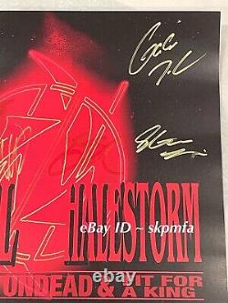 I PREVAIL Band SIGNED Tour Poster 2024 VIP Poster? AUTHENTIC MERCH