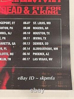 I PREVAIL Band SIGNED Tour Poster 2024 VIP Poster? AUTHENTIC MERCH