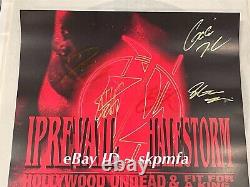 I PREVAIL Band SIGNED Tour Poster 2024 VIP Poster? AUTHENTIC MERCH