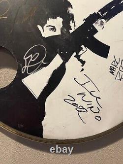 ILL NINO Authentic Band Signed Drumhead 2022 Tour Scarface