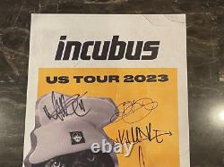 INCUBUS VIP Poster? Official Band Signed Tour Summer 2023 396/540