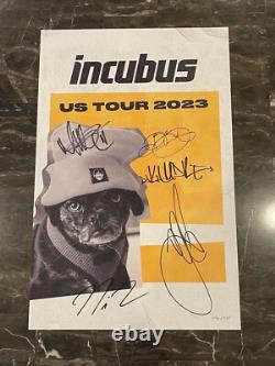 INCUBUS VIP Poster? Official Band Signed Tour Summer 2023 396/540