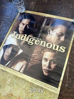 Indigenous Autographed / Signed By Entire Band Things We Do CD Tour Poster