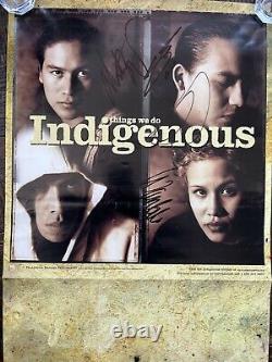 Indigenous Autographed / Signed By Entire Band Things We Do CD Tour Poster