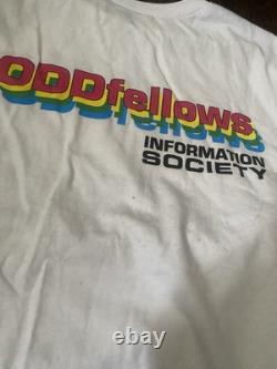 Information Society AUTOGRAPHED Band Tour Shirt Synth Pop Vintage Never Worn