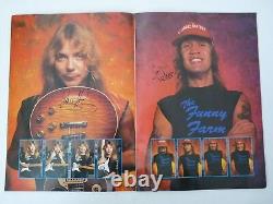 Iron Maiden Powerslave X5 Band Signed Autographed Tour Program BECKETT Certified